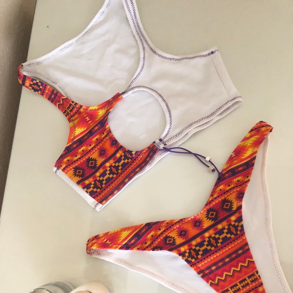 Tribal Pattern Bikini - image 2